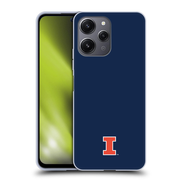 University Of Illinois U Of I University Of Illinois Fighting Illini Soft Gel Case for Xiaomi Redmi 12