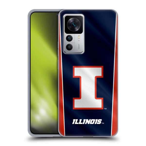 University Of Illinois U Of I University Of Illinois Banner Soft Gel Case for Xiaomi 12T 5G / 12T Pro 5G / Redmi K50 Ultra 5G