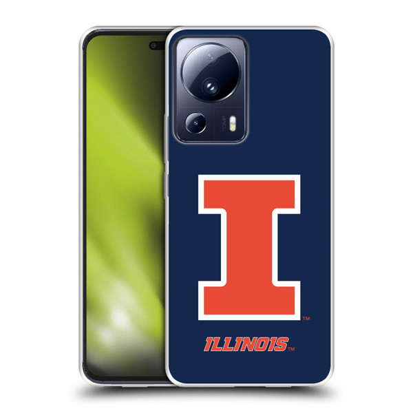 University Of Illinois U Of I University Of Illinois Plain Soft Gel Case for Xiaomi 13 Lite 5G