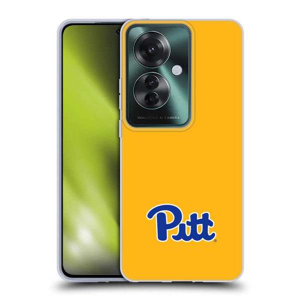 University Of Pittsburgh University Of Pittsburgh Logo Soft Gel Case for OPPO Reno11 F 5G / F25 Pro 5G