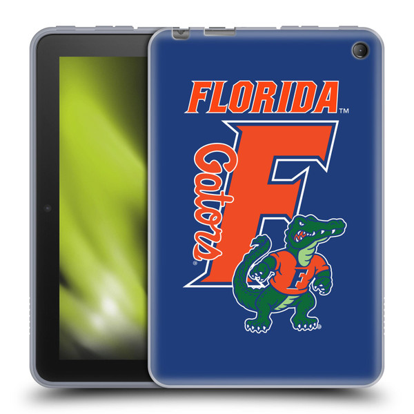 University Of Florida UF University of Florida Art Loud And Proud Soft Gel Case for Amazon Fire 7 2022