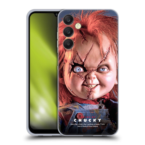 Bride of Chucky Key Art Doll Soft Gel Case for Samsung Galaxy A25 5G