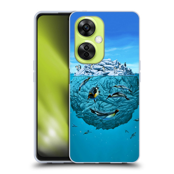 Vincent Hie Graphics Penguin Wink Soft Gel Case for OnePlus Nord CE 3 Lite 5G