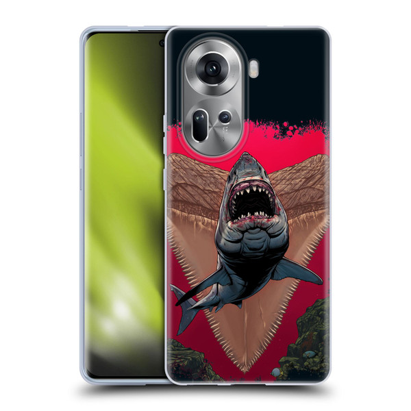 Vincent Hie Key Art Shark Soft Gel Case for OPPO Reno11