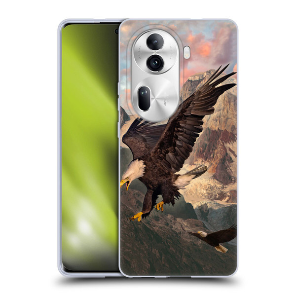 Vincent Hie Key Art Eagle Strike Soft Gel Case for OPPO Reno11 Pro