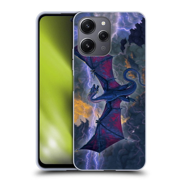 Vincent Hie Key Art Thunder Dragon Soft Gel Case for Xiaomi Redmi 12