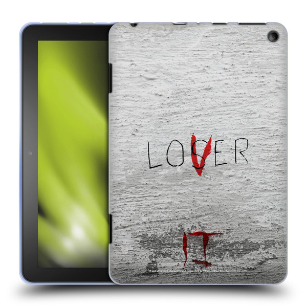 IT Movie Graphics Loser Soft Gel Case for Amazon Fire HD 8/Fire HD 8 Plus 2020