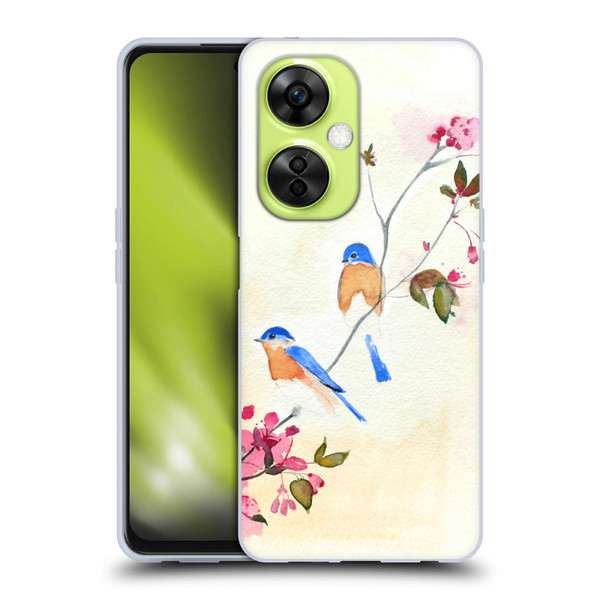 Mai Autumn Birds Blossoms Soft Gel Case for OnePlus Nord CE 3 Lite 5G