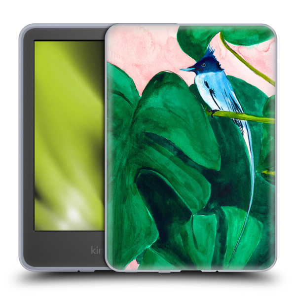 Mai Autumn Birds Monstera Plant Soft Gel Case for Amazon Kindle 11th Gen 6in 2022