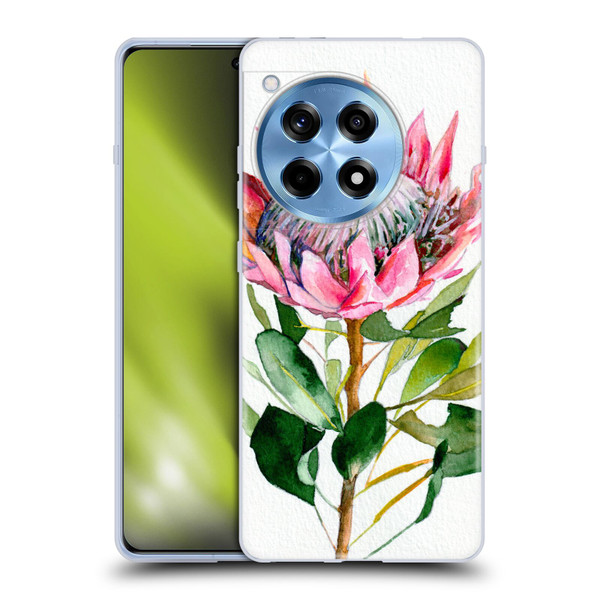Mai Autumn Floral Blooms Protea Soft Gel Case for OnePlus 12R
