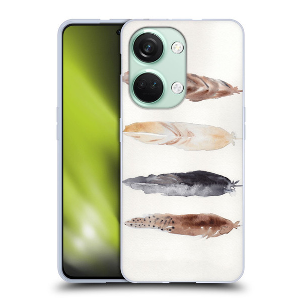 Mai Autumn Feathers Pattern Soft Gel Case for OnePlus Nord 3 5G