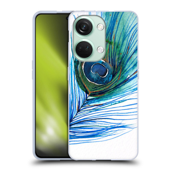Mai Autumn Feathers Peacock Soft Gel Case for OnePlus Nord 3 5G