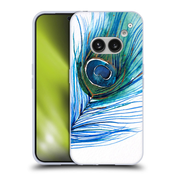Mai Autumn Feathers Peacock Soft Gel Case for Nothing Phone (2a)