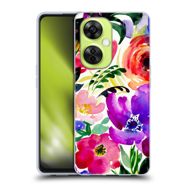 Mai Autumn Floral Garden Bloom Soft Gel Case for OnePlus Nord CE 3 Lite 5G