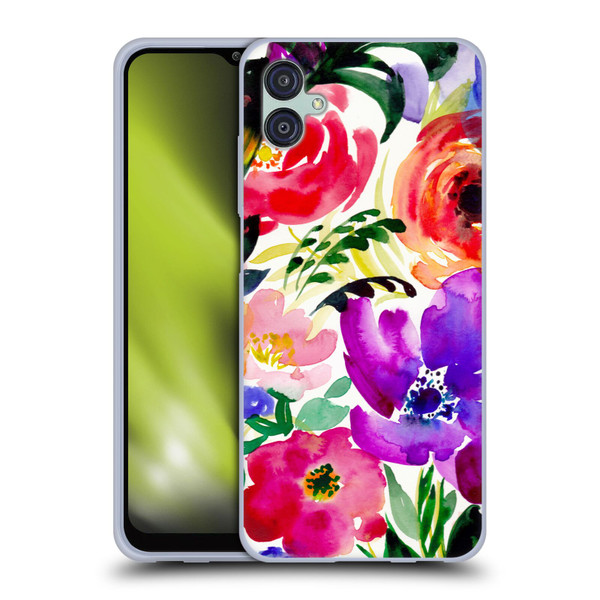 Mai Autumn Floral Garden Bloom Soft Gel Case for Samsung Galaxy M04 5G / A04e