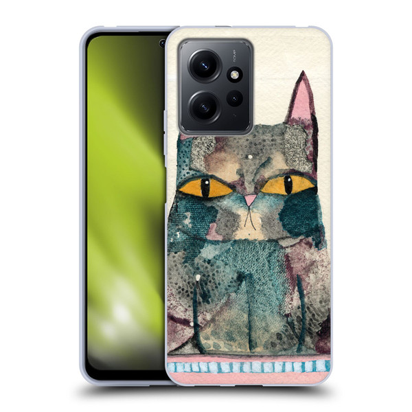 Wyanne Cat Kitty Painting Soft Gel Case for Xiaomi Redmi Note 12 4G