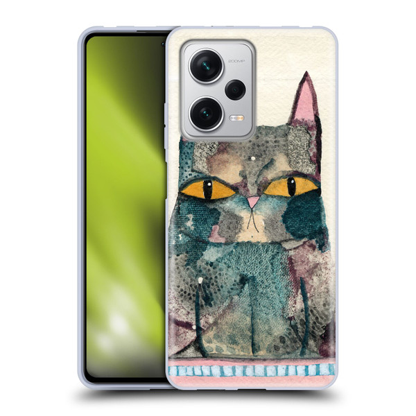 Wyanne Cat Kitty Painting Soft Gel Case for Xiaomi Redmi Note 12 Pro+ 5G