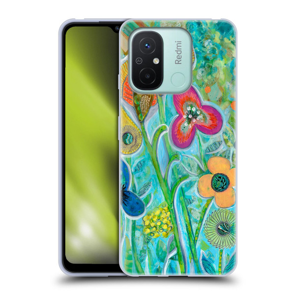 Wyanne Nature Garden Wildflowers Soft Gel Case for Xiaomi Redmi 12C