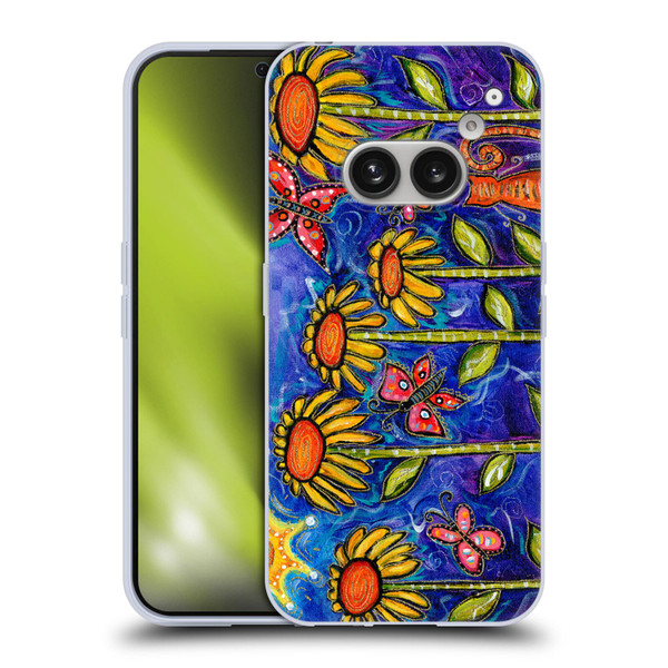 Wyanne Nature 2 Sundown Sunflowers Soft Gel Case for Nothing Phone (2a)