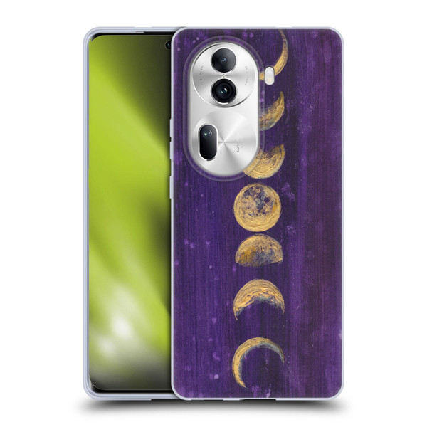 Mai Autumn Space And Sky Moon Phases Soft Gel Case for OPPO Reno11 Pro