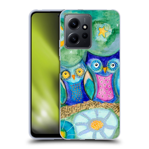 Wyanne Owl Pair of Birds Soft Gel Case for Xiaomi Redmi Note 12 4G