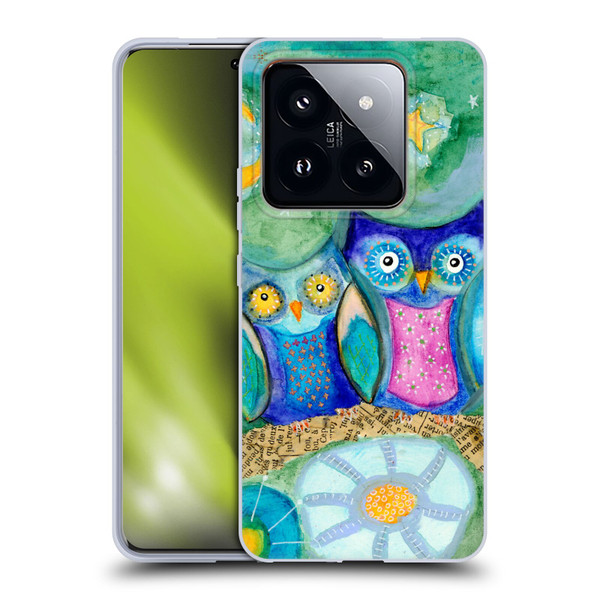 Wyanne Owl Pair of Birds Soft Gel Case for Xiaomi 14 Pro