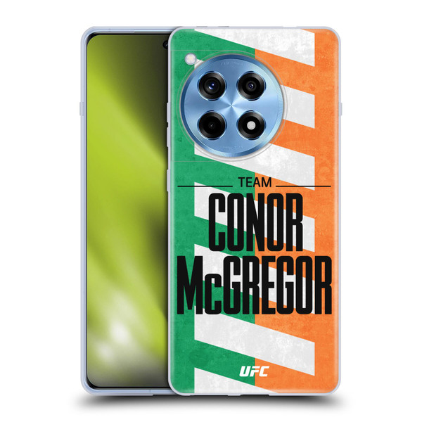 UFC Fighter Team Conor McGregor Flag Soft Gel Case for OnePlus 12R