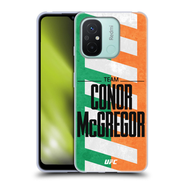 UFC Fighter Team Conor McGregor Flag Soft Gel Case for Xiaomi Redmi 12C