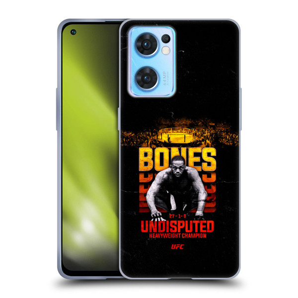 UFC Jon Jones Heavyweight Champion Soft Gel Case for OPPO Reno7 5G / Find X5 Lite