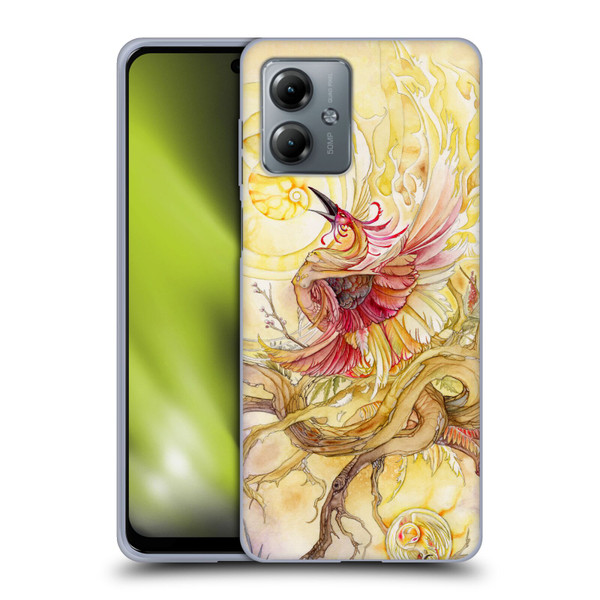 Stephanie Law Art Phoenix Soft Gel Case for Motorola Moto G14