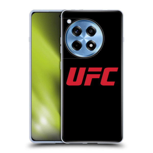 UFC Logo Black Red Soft Gel Case for OnePlus 12R