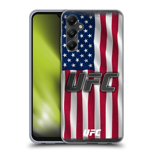 UFC Logo US Flag Soft Gel Case for Samsung Galaxy A05s