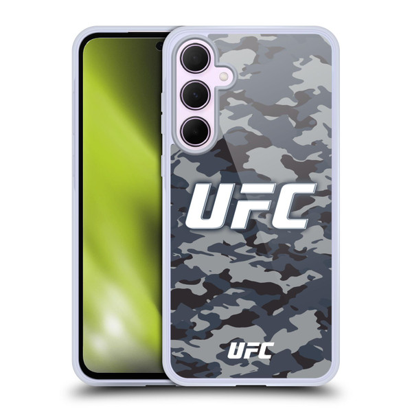 UFC Logo Camouflage Soft Gel Case for Samsung Galaxy A35 5G