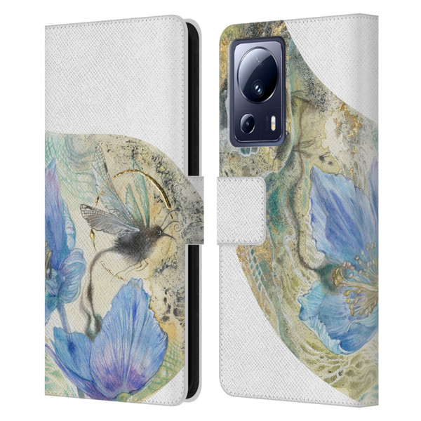 Stephanie Law Birds Flourish Leather Book Wallet Case Cover For Xiaomi 13 Lite 5G