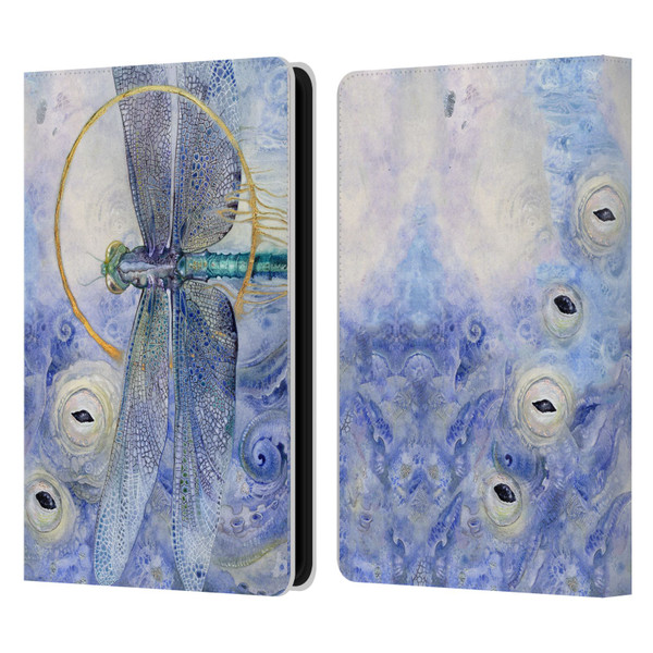 Stephanie Law Immortal Ephemera Dragonfly Leather Book Wallet Case Cover For Amazon Kindle Paperwhite 5 (2021)