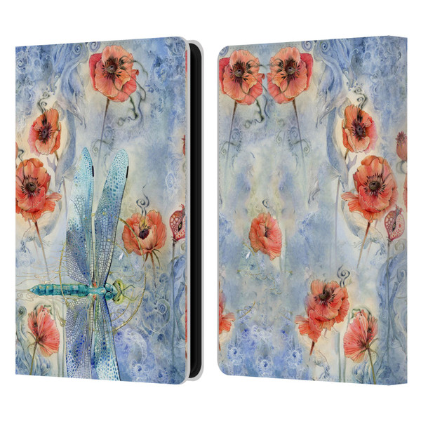 Stephanie Law Immortal Ephemera When Flowers Dream Leather Book Wallet Case Cover For Amazon Kindle Paperwhite 5 (2021)