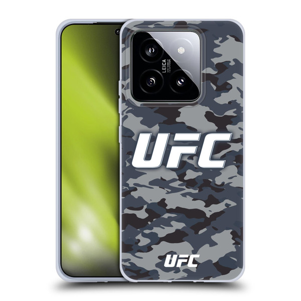 UFC Logo Camouflage Soft Gel Case for Xiaomi 14