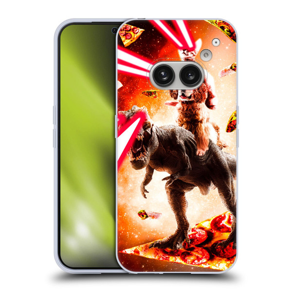 Random Galaxy Space Cat Dinosaur & Dog Lazer Eye Soft Gel Case for Nothing Phone (2a)