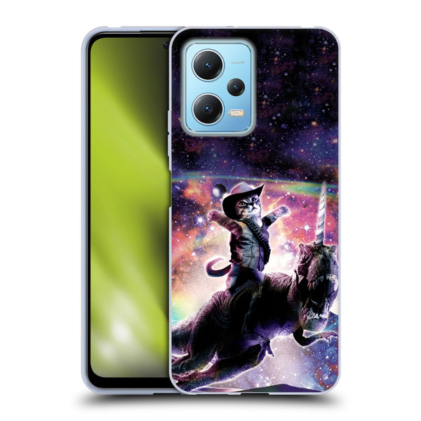 Random Galaxy Space Cat Dinosaur Unicorn Soft Gel Case for Xiaomi Redmi Note 12 5G