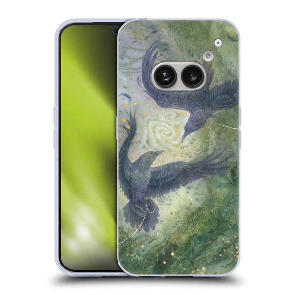 Stephanie Law Graphics Huginn And Muninn Soft Gel Case for Nothing Phone (2a)