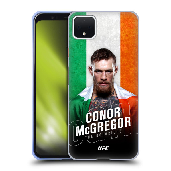 UFC Conor McGregor Ireland Flag Soft Gel Case for Google Pixel 4 XL