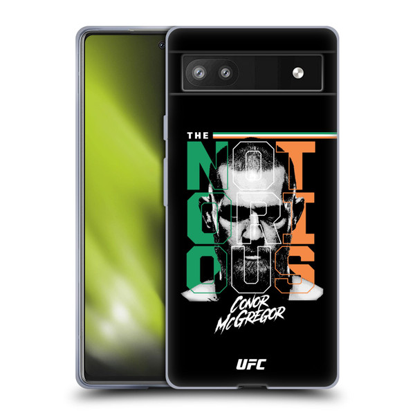 UFC Conor McGregor The Notorious Soft Gel Case for Google Pixel 6a