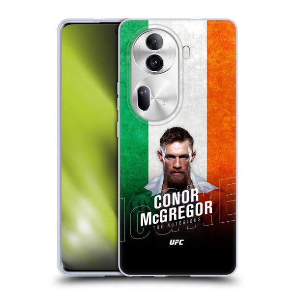 UFC Conor McGregor Ireland Flag Soft Gel Case for OPPO Reno11 Pro