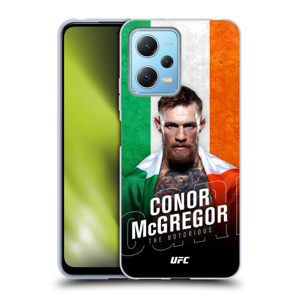 UFC Conor McGregor Ireland Flag Soft Gel Case for Xiaomi Redmi Note 12 5G