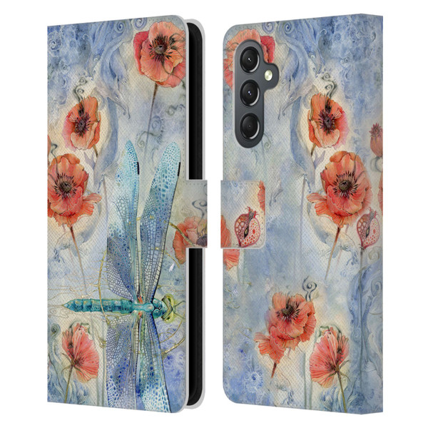 Stephanie Law Immortal Ephemera When Flowers Dream Leather Book Wallet Case Cover For Samsung Galaxy A25 5G