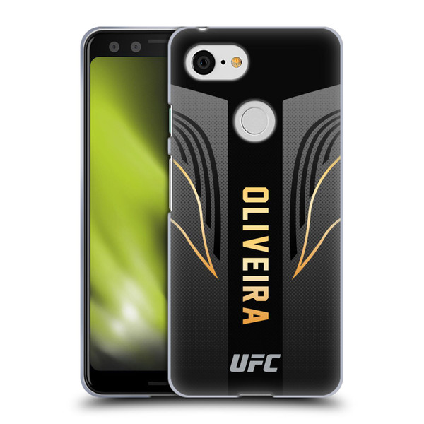 UFC Charles Oliveira Fighter Kit Soft Gel Case for Google Pixel 3