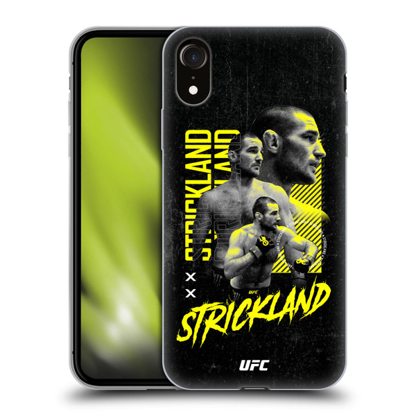 UFC Sean Strickland Posterized Soft Gel Case for Apple iPhone XR