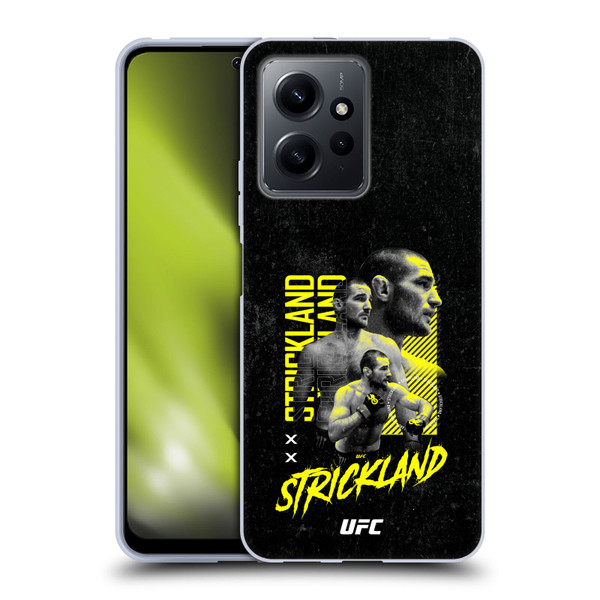 UFC Sean Strickland Posterized Soft Gel Case for Xiaomi Redmi Note 12 4G