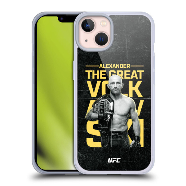 UFC Alexander Volkanovski Champion Soft Gel Case for Apple iPhone 13