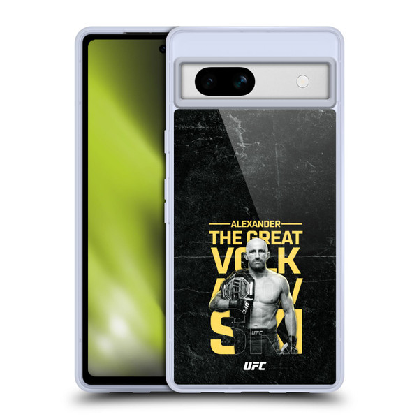 UFC Alexander Volkanovski Champion Soft Gel Case for Google Pixel 7a